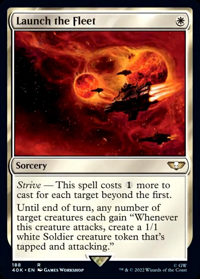 Launch the Fleet (Surge Foil) [Warhammer 40,000] | The CG Realm