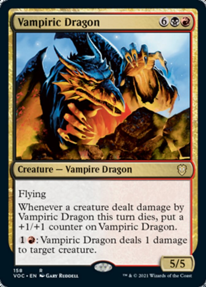 Vampiric Dragon [Innistrad: Crimson Vow Commander] | The CG Realm