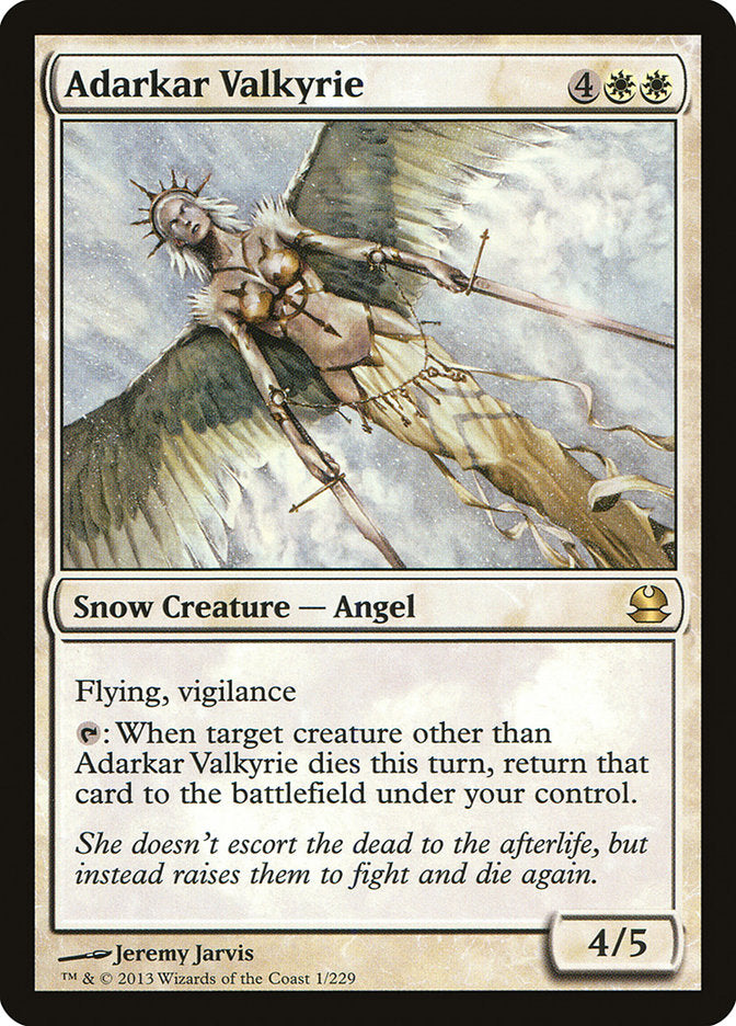 Adarkar Valkyrie [Modern Masters] | The CG Realm