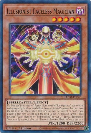 Illusionist Faceless Magician [LDS1-EN046] Common | The CG Realm