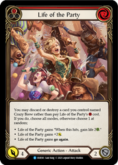 Life of the Party (Red) [EVR161] (Everfest)  1st Edition Rainbow Foil | The CG Realm