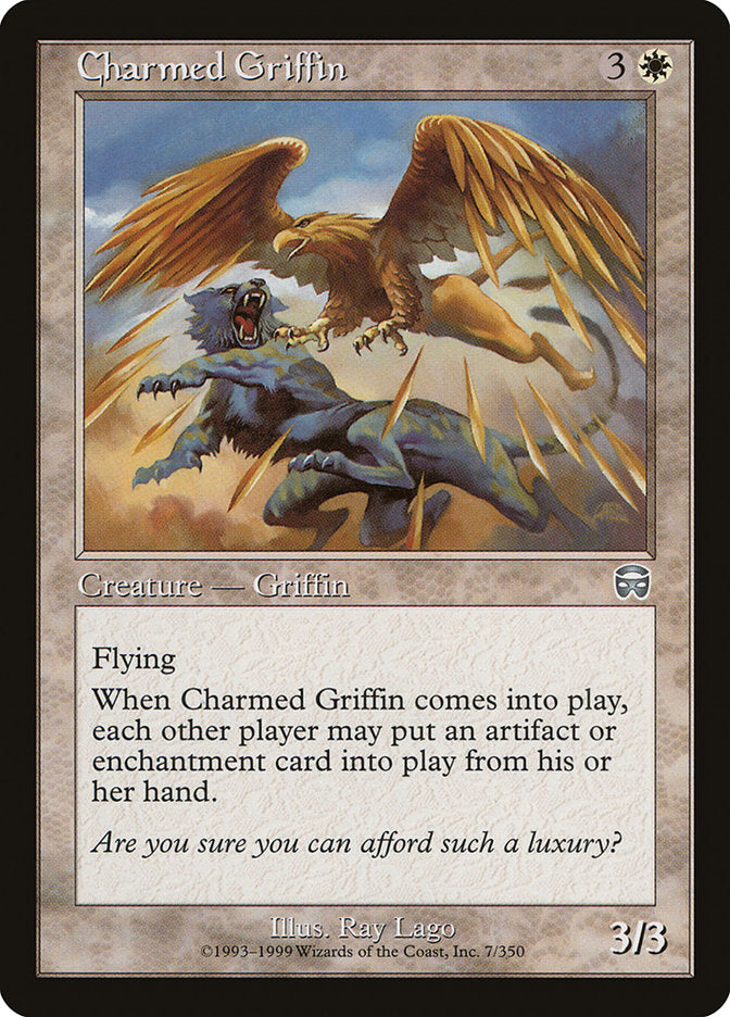 Charmed Griffin [Mercadian Masques] | The CG Realm