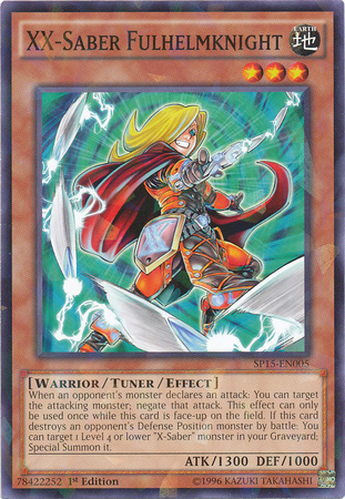 XX-Saber Fulhelmknight [SP15-EN005] Shatterfoil Rare | The CG Realm