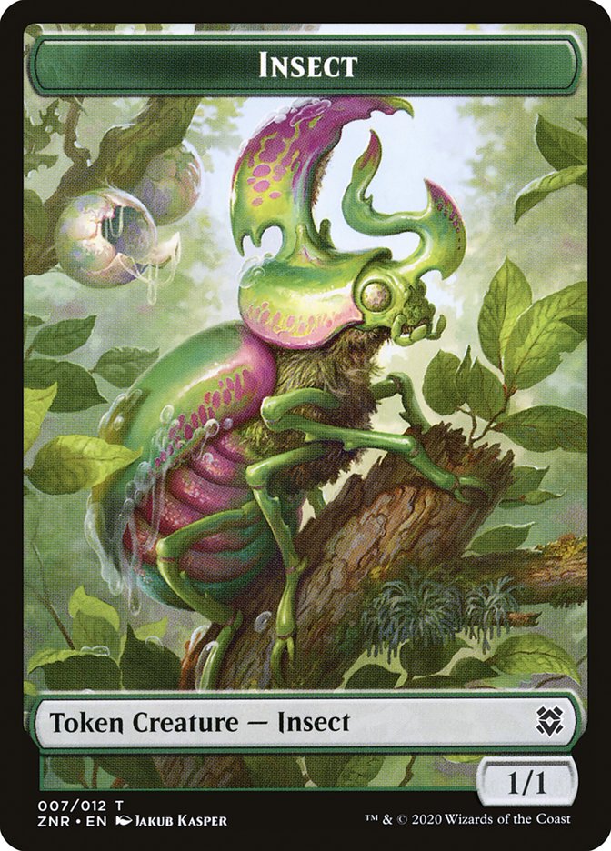 Cat Beast // Insect Double-Sided Token [Zendikar Rising Tokens] | The CG Realm