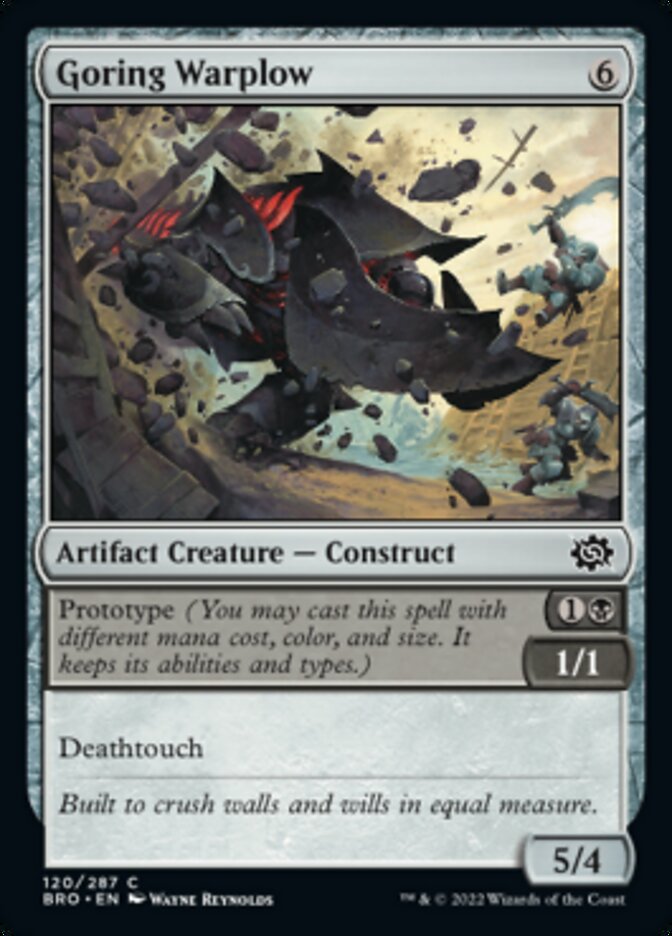 Goring Warplow [The Brothers' War] | The CG Realm