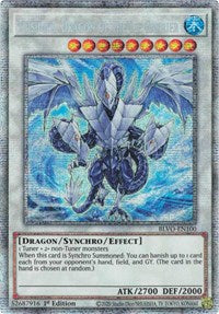 Trishula, Dragon of the Ice Barrier (Starlight Rare) [BLVO-EN100] Starlight Rare | The CG Realm