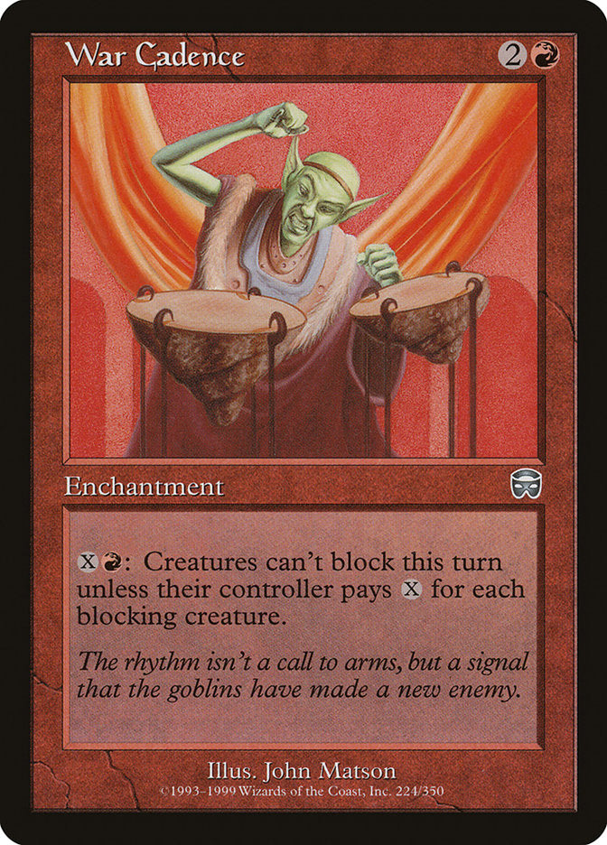 War Cadence [Mercadian Masques] | The CG Realm