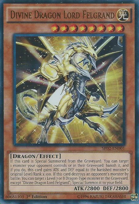 Divine Dragon Lord Felgrand [SR02-EN001] Ultra Rare | The CG Realm