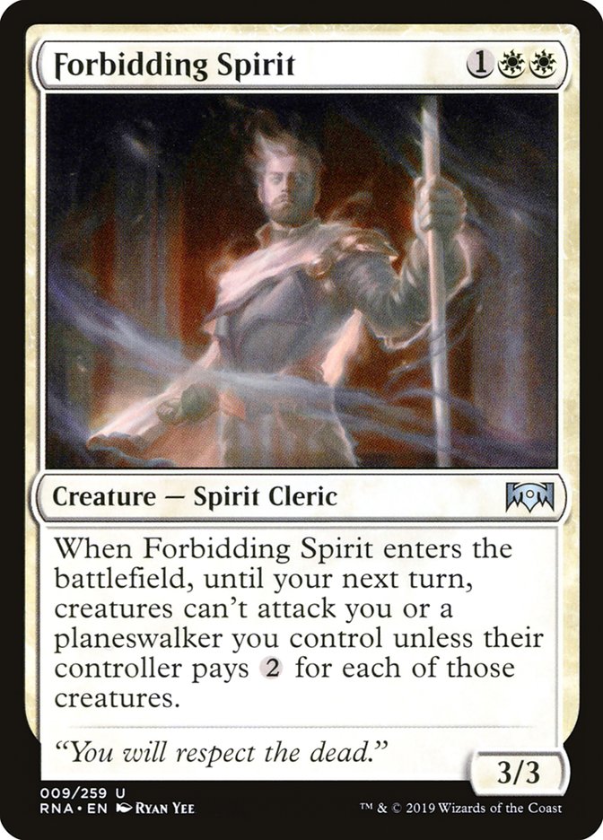 Forbidding Spirit [Ravnica Allegiance] | The CG Realm