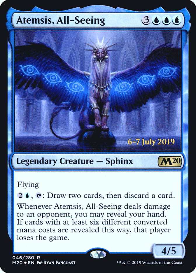 Atemsis, All-Seeing [Core Set 2020 Prerelease Promos] | The CG Realm