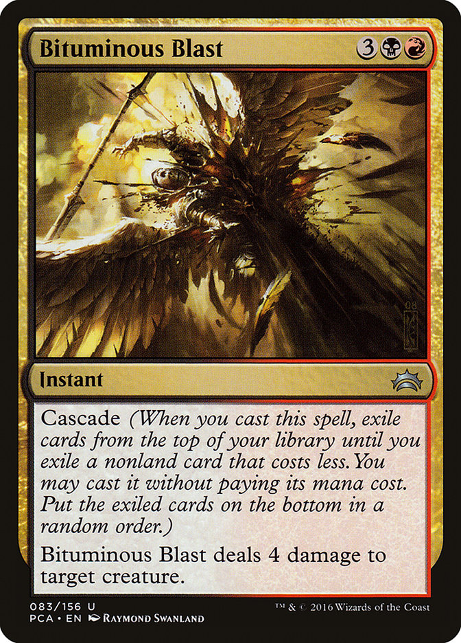 Bituminous Blast [Planechase Anthology] | The CG Realm