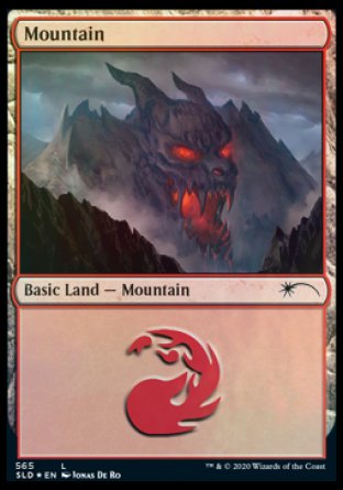 Mountain (Develish) (565) [Secret Lair Drop Promos] | The CG Realm