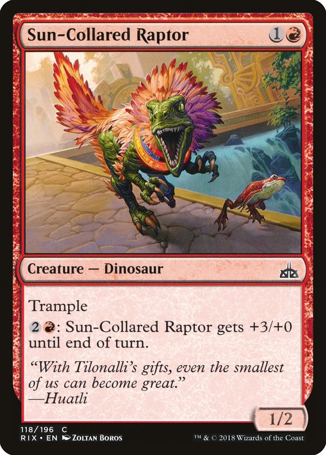 Sun-Collared Raptor [Rivals of Ixalan] | The CG Realm