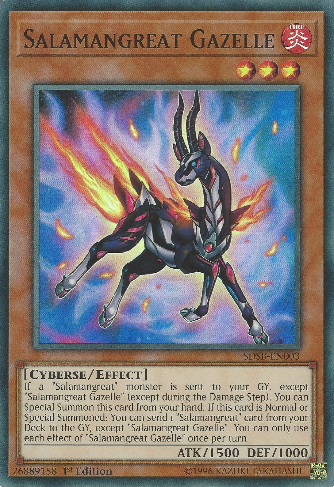 Salamangreat Gazelle [SDSB-EN003] Super Rare | The CG Realm