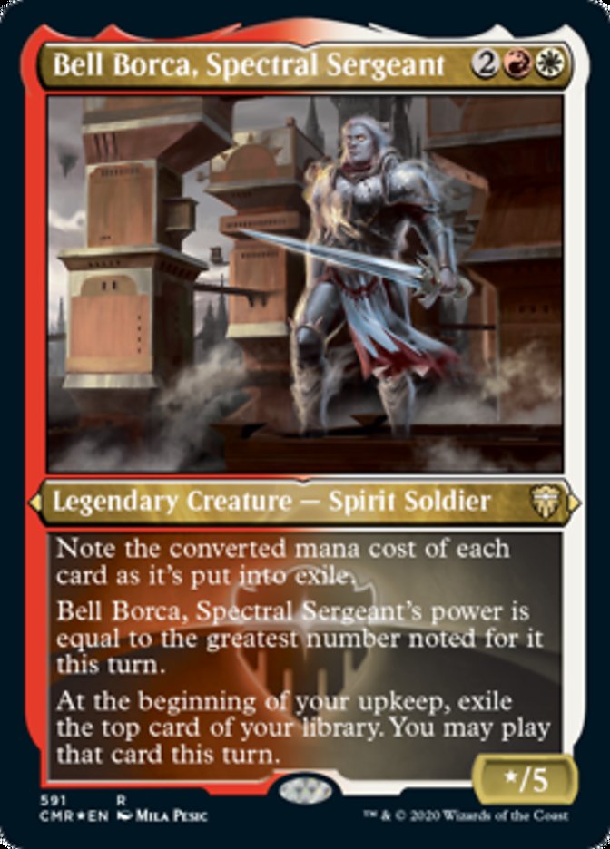 Bell Borca, Spectral Sergeant (Etched) [Commander Legends] | The CG Realm