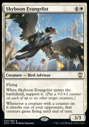 Skyboon Evangelist (Promo Pack) [Streets of New Capenna Commander Promos] | The CG Realm