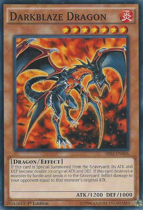 Darkblaze Dragon [SR02-EN006] Common | The CG Realm