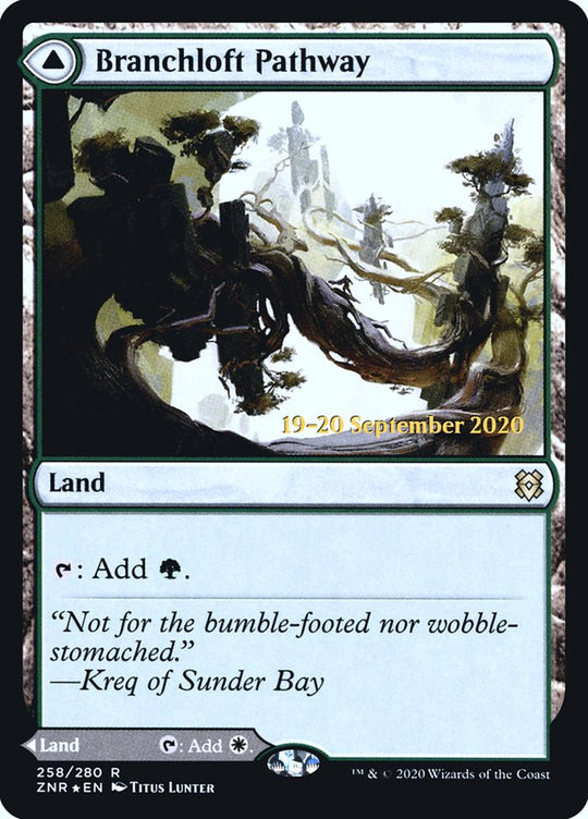 Branchloft Pathway (PRE-258S) - Zendikar Rising Promos Foil