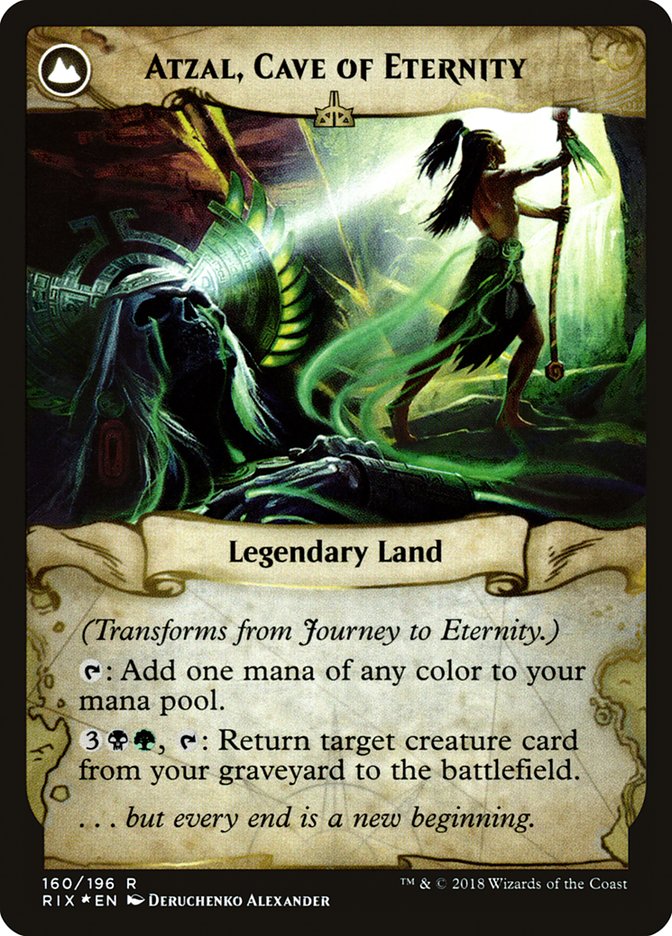 Journey to Eternity (PRE-160) - Rivals of Ixalan Promos: (compasslanddfc) Foil