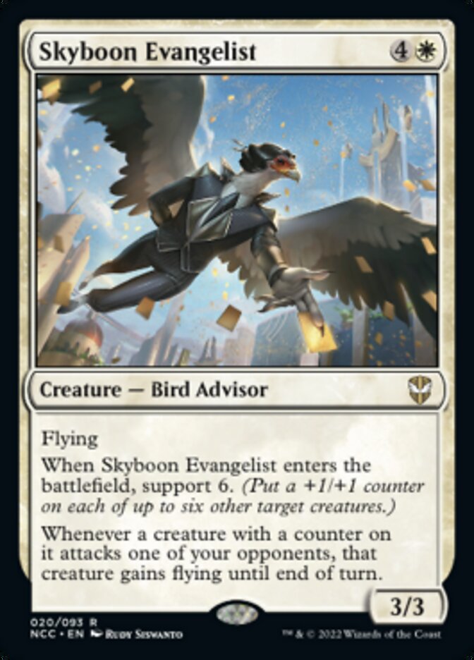 Skyboon Evangelist [Streets of New Capenna Commander] | The CG Realm