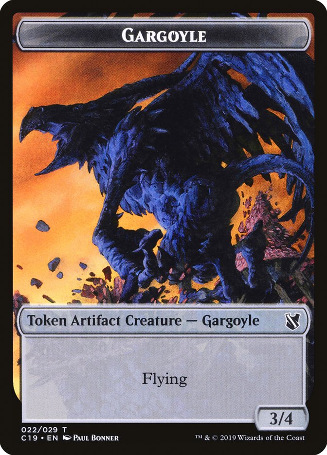 Gargoyle Token [Commander 2019 Tokens] | The CG Realm