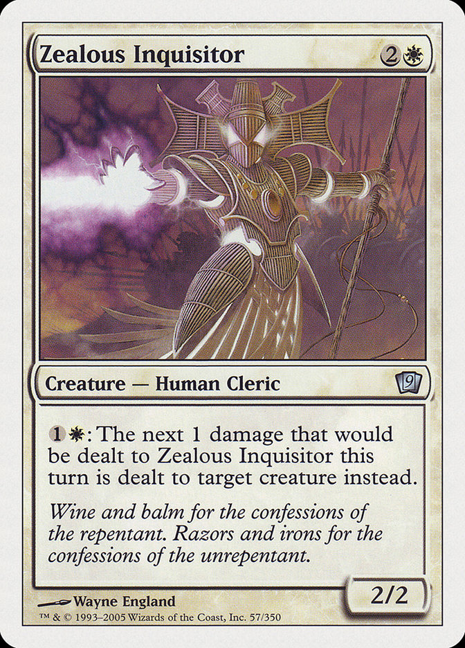 Zealous Inquisitor [Ninth Edition] | The CG Realm