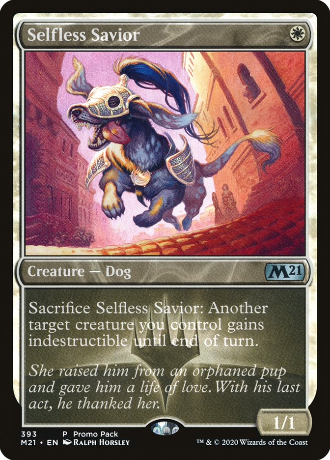 Selfless Savior (Promo Pack) [Core Set 2021 Promos] | The CG Realm