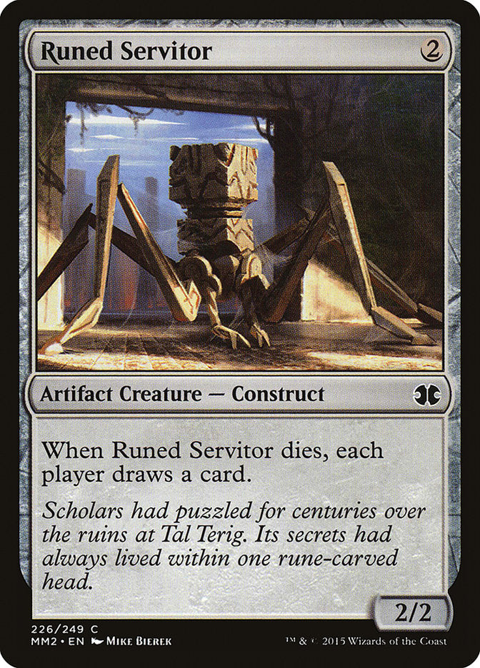 Runed Servitor [Modern Masters 2015] | The CG Realm