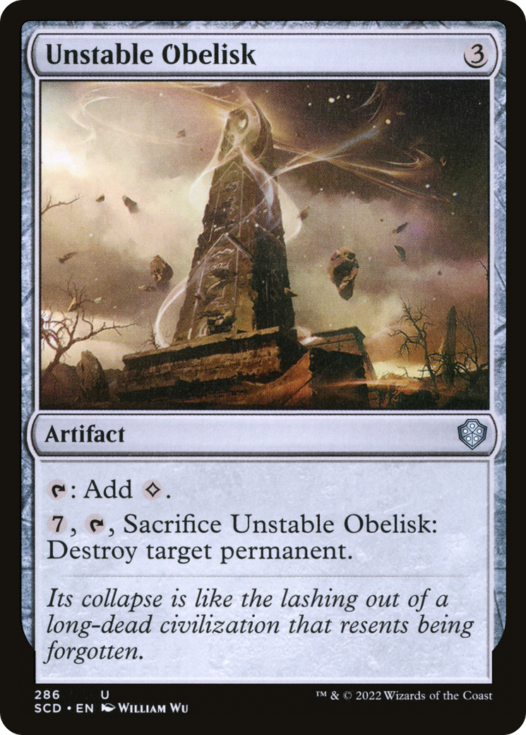 Unstable Obelisk [Starter Commander Decks] | The CG Realm