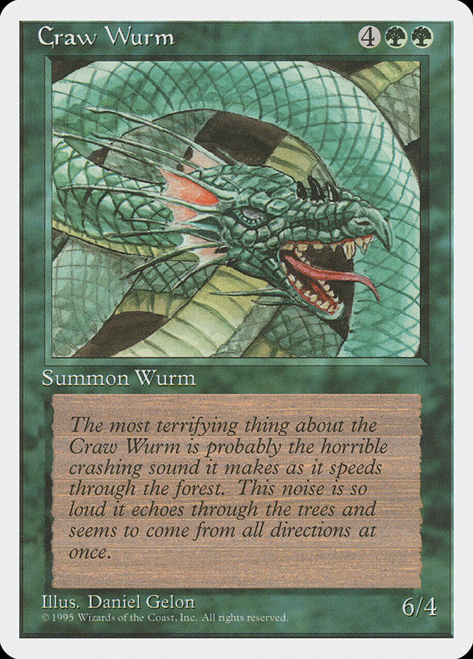 Craw Wurm [Fourth Edition] | The CG Realm