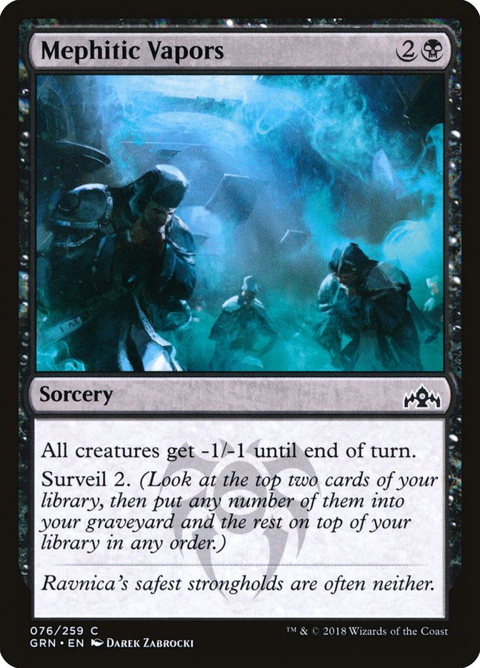 Mephitic Vapors [Guilds of Ravnica] | The CG Realm