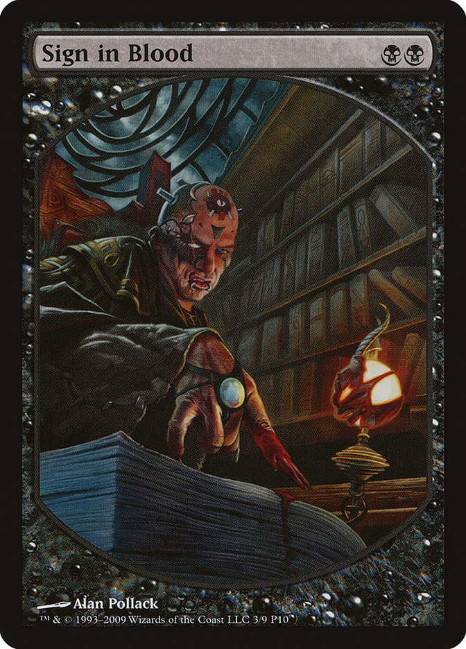 Sign in Blood [Magic Player Rewards 2010] | The CG Realm