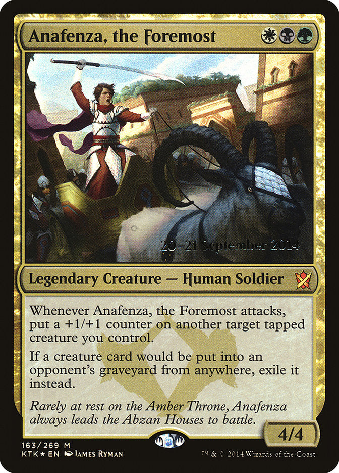 Anafenza, the Foremost [Khans of Tarkir Prerelease Promos] | The CG Realm