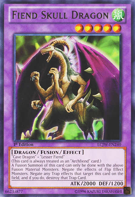 Fiend Skull Dragon [LCJW-EN240] Rare | The CG Realm