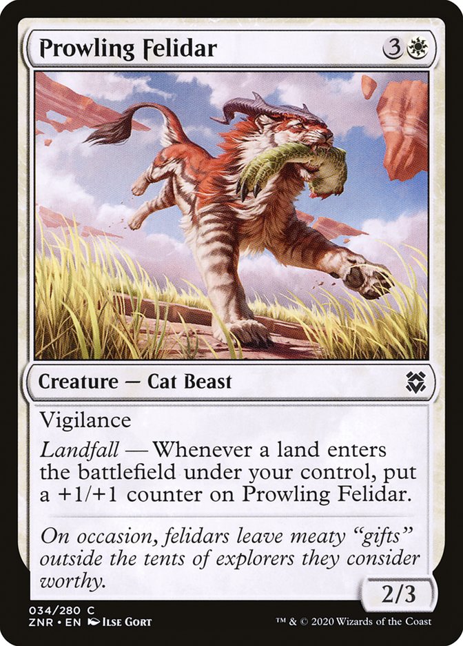 Prowling Felidar [Zendikar Rising] | The CG Realm