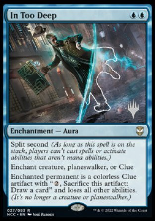 In Too Deep (Promo Pack) [Streets of New Capenna Commander Promos] | The CG Realm