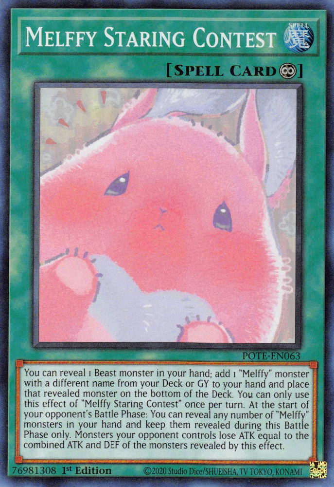 Melffy Staring Contest [POTE-EN063] Super Rare | The CG Realm