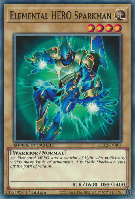Elemental HERO Sparkman [SGX2-ENA04] Common | The CG Realm