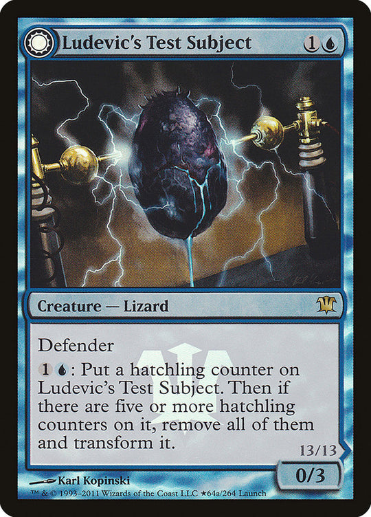 Ludevic's Test Subject (LARP-064) - Innistrad Promos: (Double Faced Transform) Foil