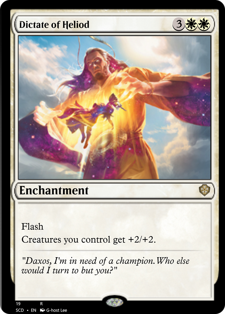 Dictate of Heliod [Starter Commander Decks] | The CG Realm