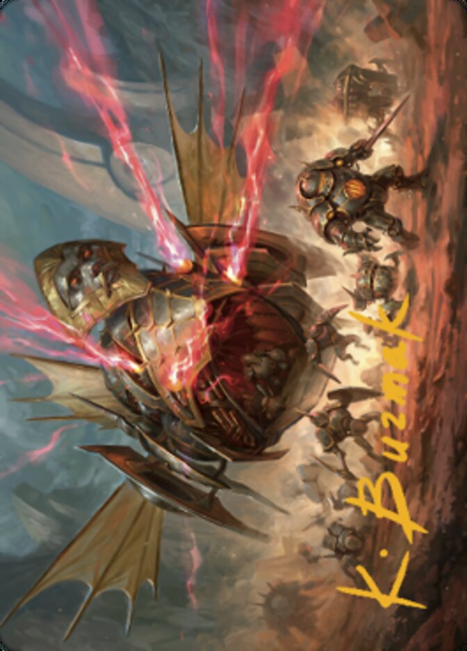 Liberator, Urza's Battlethopter Art Card (Gold-Stamped Signature) [The Brothers' War Art Series] | The CG Realm
