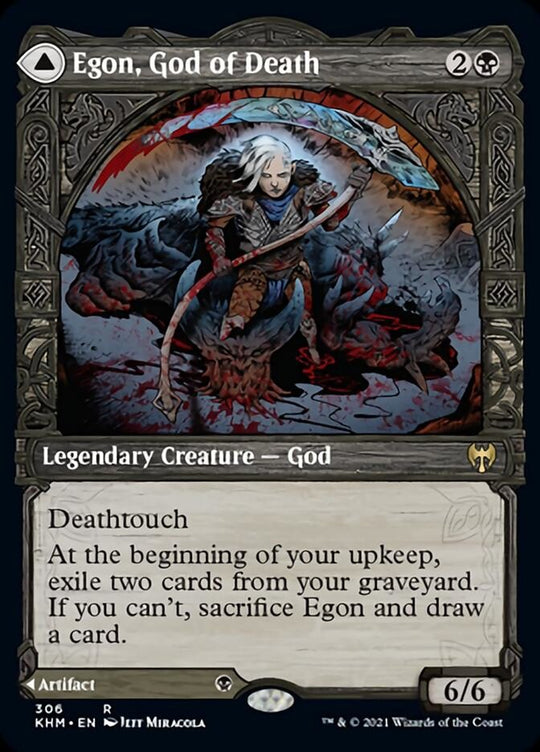 Egon, God of Death (Showcase) (KHM-306) - Kaldheim: (Showcase)