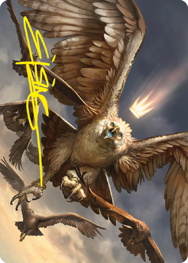 Gwaihir, Greatest of the Eagles Art Card (Gold-Stamped Signature) [The Lord of the Rings: Tales of Middle-earth Art Series] | The CG Realm
