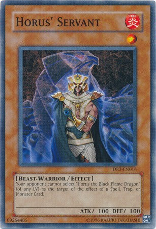 Horus' Servant [DR3-EN016] Common | The CG Realm