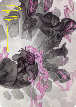 Rise of Extus Art Card (Gold-Stamped Signature) [Strixhaven: School of Mages Art Series] | The CG Realm