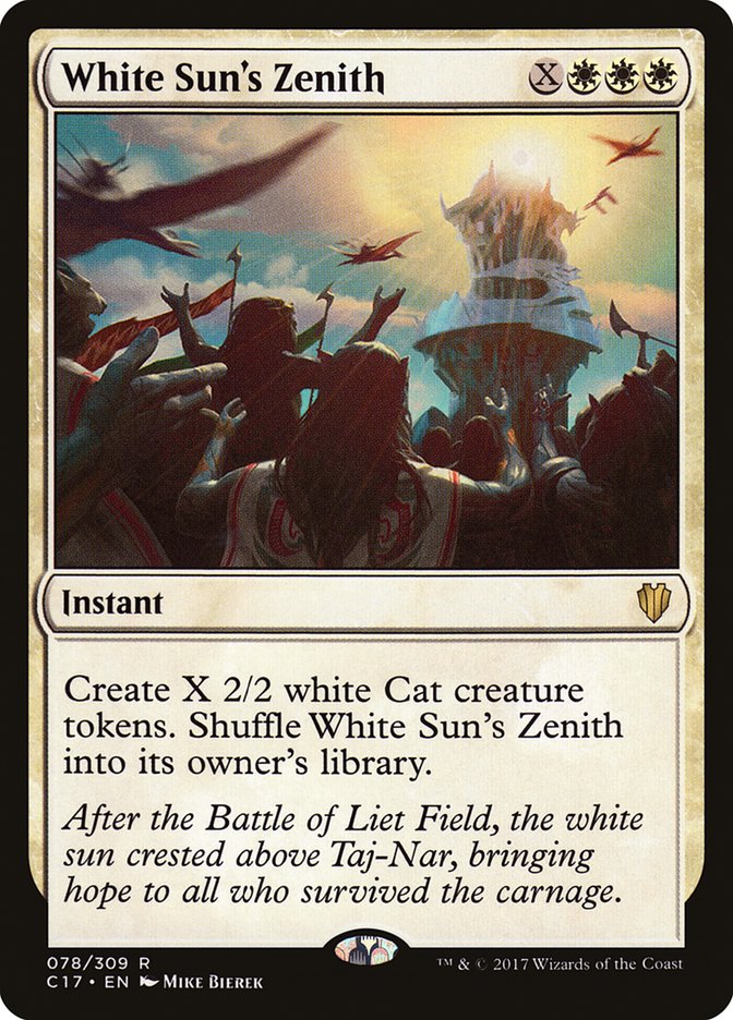 White Sun's Zenith [Commander 2017] | The CG Realm