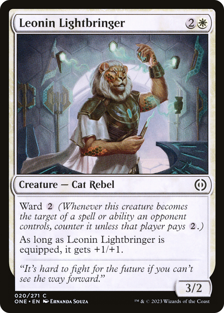 Leonin Lightbringer [Phyrexia: All Will Be One] | The CG Realm
