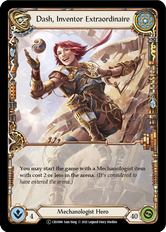 Dash, Inventor Extraordinaire [U-CRU098] (Crucible of War Unlimited)  Unlimited Normal | The CG Realm