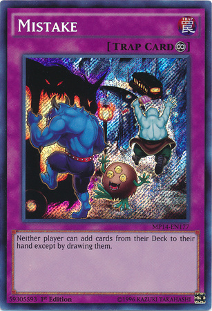 Mistake [MP14-EN177] Secret Rare | The CG Realm