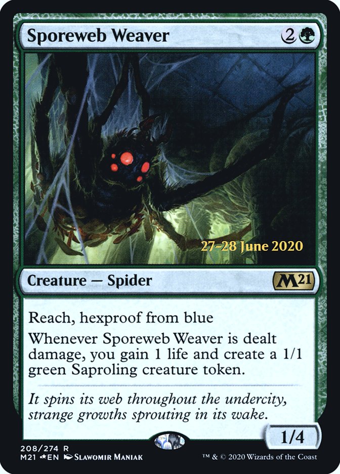 Sporeweb Weaver [Core Set 2021 Prerelease Promos] | The CG Realm